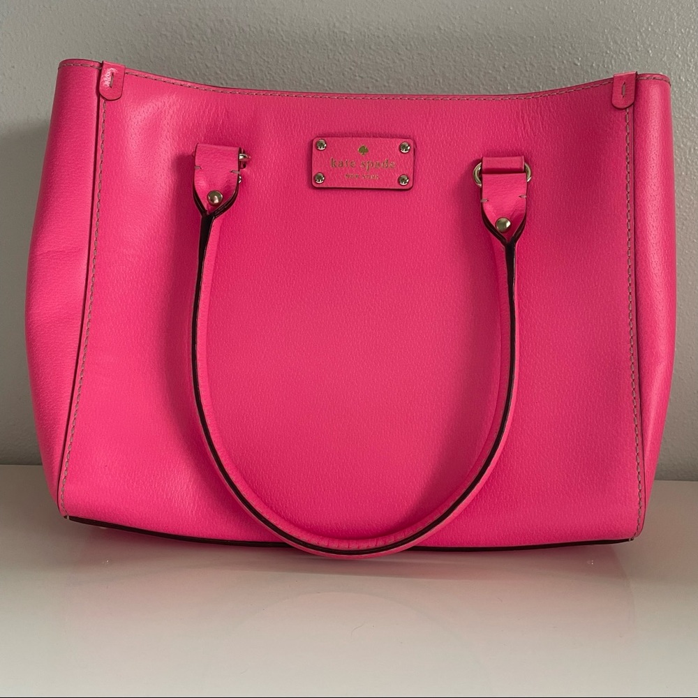 Kate Spade Wesley Quinn Leather Bag (PINK)